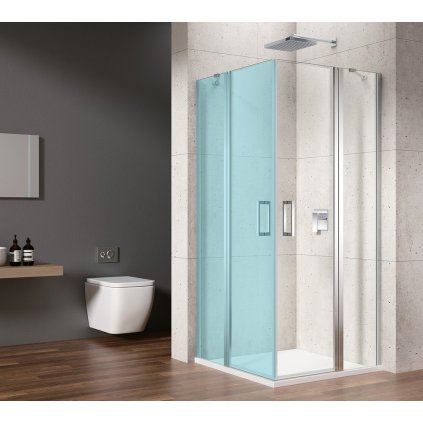 Gelco, LORO sprchové dveře rohový vchod 900 mm, čiré sklo, GN4890