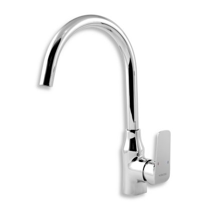 Novaservis Nobless Tina Dřezová baterie stojánková, výtokové rameno 220 mm, chrom, 38713,0