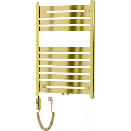Mexen Uran, elektrické topné těleso 800x600 mm + topná tyč 300 W, zlatá lesklá, W105-0800-600-2300-50