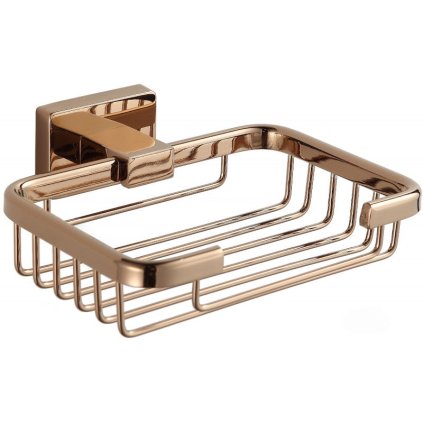 Mexen Arno držák na mýdlo, růžová zlatá, 7020751-60