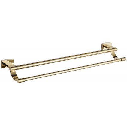 Mexen příslušenství, ZOJA 2-věšák na ručníky, zlatá, 7019125-50