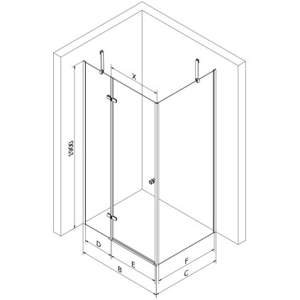 76440 mexen roma kabina prysznicowa uchylna 80 x 90 cm transparent zloty brodzik flat 854 080 090 50 00 4010