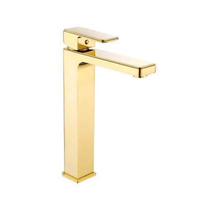 Mexen Cetus vysoká umyvadlová baterie, zlatá, 744310-50