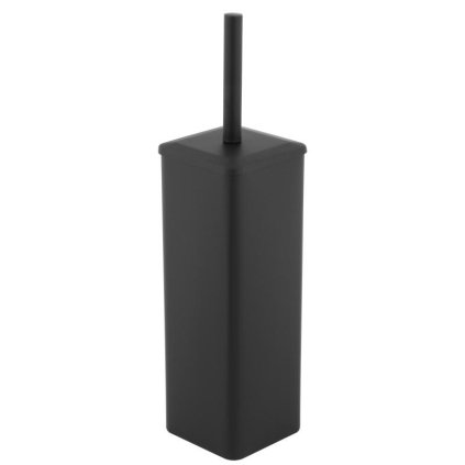 Erga Amba, hranatý toaletní WC kartáč na postavení, černá matná, ERG-YKA-PD.AMBA FB