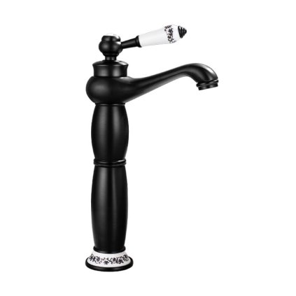 Mexen Draco, vysoká umyvadlová baterie, černá, 745410-70