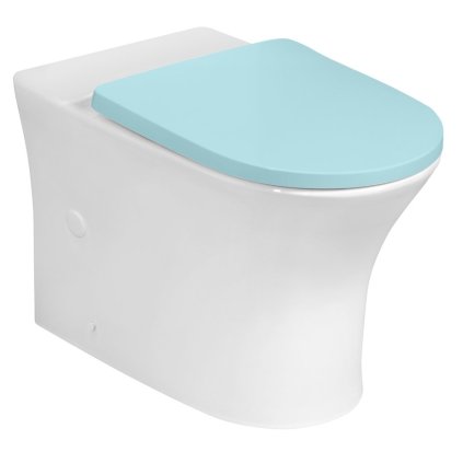 Bruckner, LEON RIMLESS mísa pro kombi WC, spodní/zadní odpad, bílá, 201.421.4