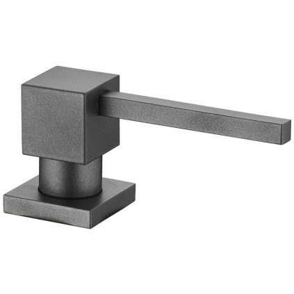 Mexen příslušenství, hranatý dávkovač saponátu do kuchyňského dřezu, šedá, 6605320-61