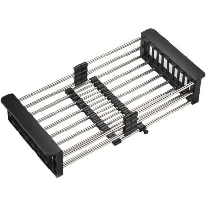 Mexen příslušenství, teleskopický odkapávač pro kuchyňský dřez, černá, 660730-70