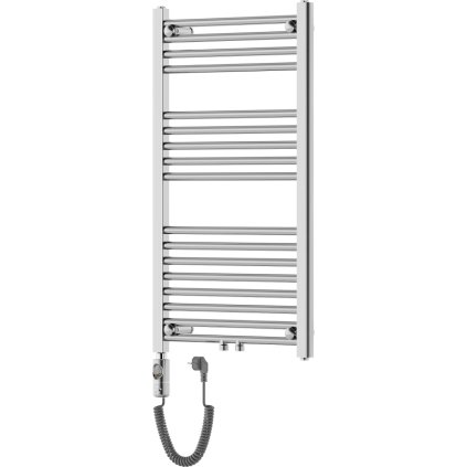 Mexen Mars, elektrické topné těleso 900x500 mm + topná tyč 300 W, chromová, W110-0900-500-2300-01