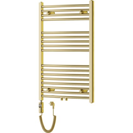 Mexen Ares, elektrické topné těleso 900 x 600 mm, 300 W, zlatá lesklá, W102-0900-600-2300-50