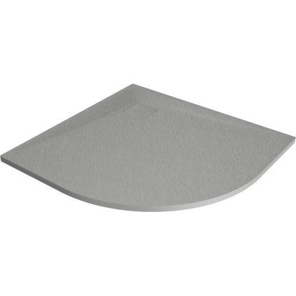 Mexen Bert, SMC čtvrtkruhová sprchová vanička 90 x 90 cm, šedá, 4KR619090
