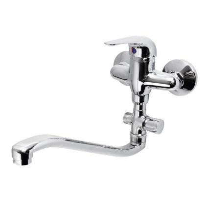 Aqualine, AQUALINE 35 nástěnná umyvadlová/vanová baterie, rozteč 100mm, chrom, 52140
