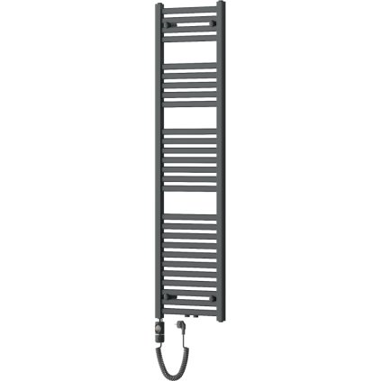 Mexen Hades, elektrické topné těleso 1500 x 400 mm, 600 W, antracitová, W104-1500-400-2600-66