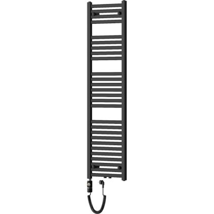 Mexen Hades, elektrické topné těleso 1500 x 400 mm, 600 W, černá, W104-1500-400-2600-70