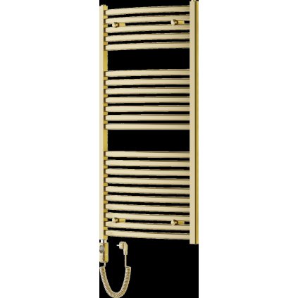 Mexen Helios, elektrické topné těleso 1200 x 600 mm, 600 W, zlatá lesklá, W103-1200-600-2600-50