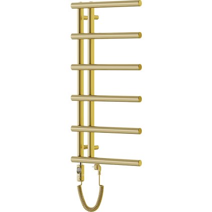 Mexen Jukon, elektrické topné těleso 988 x 500 mm, 600 W, zlatá lesklá, W116-0988-500-2600-50