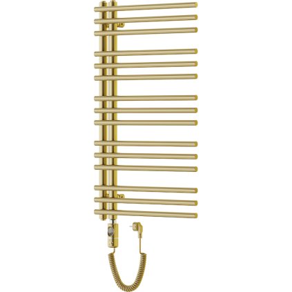 Mexen Neptun, elektrické topné těleso 900 x 500 mm, 300 W, zlatá lesklá, W101-0900-500-2300-50