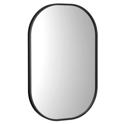 Sapho, CONA SLIM zrcadlo v rámu, 40x60cm, černá, NC245