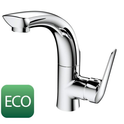 448610 aqualine soliter umyvadlova bateria s otocnou hubicou bez vypusti eco miesacia kartusa chrom df004 01