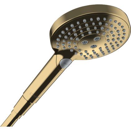 Hansgrohe Raindance Select S, ruční sprcha 120 3jet, leštěný vzhled zlata, HAN-26014990