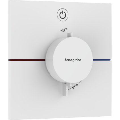 Hansgrohe ShowerSelect Comfort E, termostat pod omítku pro 1 spotřebič, bílá matná, HAN-15571700
