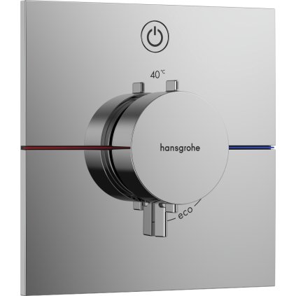 Hansgrohe ShowerSelect Comfort E, termostat pod omítku pro 1 spotřebič, chrom, HAN-15571000