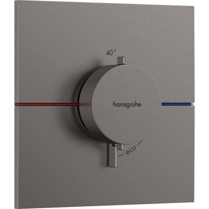 Hansgrohe ShowerSelect Comfort E, termostat pod omítku, kartáčovaný černý chrom, HAN-15574340