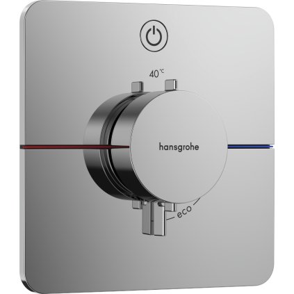 Hansgrohe ShowerSelect Comfort Q, termostat pod omítku pro 1 spotřebič, chrom, HAN-15581000