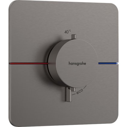 Hansgrohe ShowerSelect Comfort Q, termostat pod omítku, kartáčovaný černý chrom, HAN-15588340