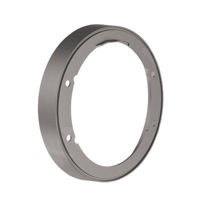 Hansgrohe Příslušenství, prodlužovací rozeta, průměr 150 mm, kartáčovaný černý chrom, HAN-13597340