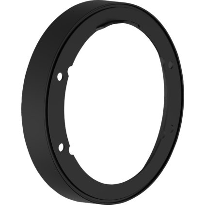 Hansgrohe, prodlužovací rozeta Ø 150 mm, matná černá, HAN-13597670