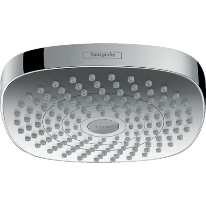Hansgrohe Croma Select E, hlavová sprcha 180 2jet, chromová, HAN-26524000