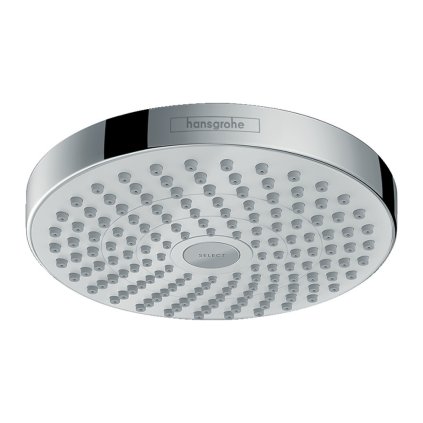 Hansgrohe Croma Select S, hlavová sprcha 180 2jet, bílá/chromová, HAN-26522400