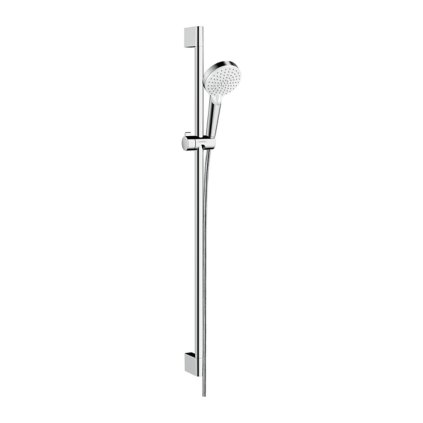 Hansgrohe Crometta, sprchová sada Vario se sprchovou tyčí 90 cm, bílá/chromová, HAN-26536400