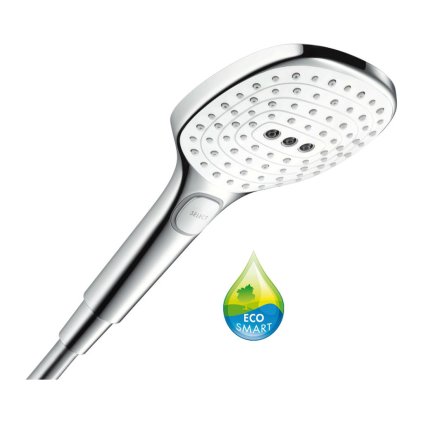 Hansgrohe Raindance Select E, ruční sprcha 120 3jet EcoSmart 9 l/min, bílá-chromová, HAN-26521400