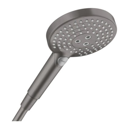 Hansgrohe Raindance Select S, ruční sprcha 120 3jet, kartáčovaný černý chrom, HAN-26530340