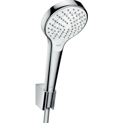 Hansgrohe Croma Select S, sprchový set 110 Vario s hadicí 1250 mm, bílá/chromová, HAN-26421400