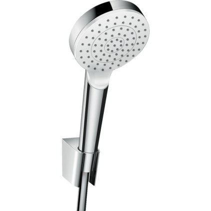 Hansgrohe Crometta, sprchový set 100 1jet s hadicí 1250 mm, bílá/chromová, HAN-26690400