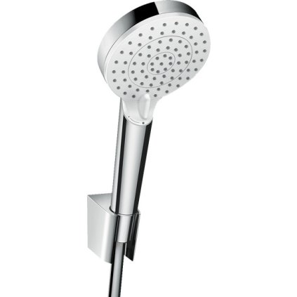Hansgrohe Crometta, sprchový set 100 Vario s hadicí 1250 mm, bílá/chromová, HAN-26691400