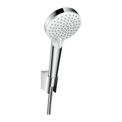 Hansgrohe Crometta, sprchový set 100 Vario s hadicí 1600 mm, bílá/chromová, HAN-26692400