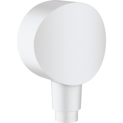 Hansgrohe FixFit S, nástěnné kolínko se zpětným ventilem, bílá matná, HAN-26453700