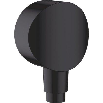 Hansgrohe FixFit S, nástěnné kolínko se zpětným ventilem, černá matná, HAN-26453670