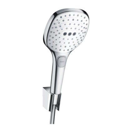Hansgrohe Raindance Select E, sprchový set 120 3jet s hadicí 1600 mm, bílá/chromová, HAN-26720400