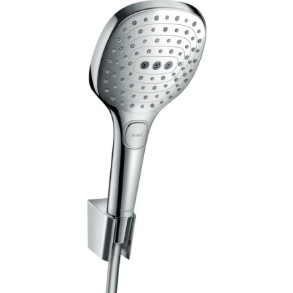Hansgrohe Raindance Select E, sprchový set 120 3jet s hadicí 1600 mm, chromová, HAN-26720000