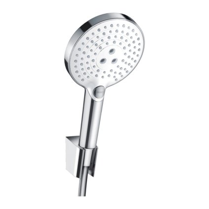 Hansgrohe Raindance Select S, sprchový set 120 3jet s hadicí 1600 mm, bílá/chromová, HAN-26721400