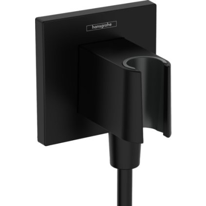 Hansgrohe FixFit E, kolínko s držákem sprchy, černá matná, HAN-26889670