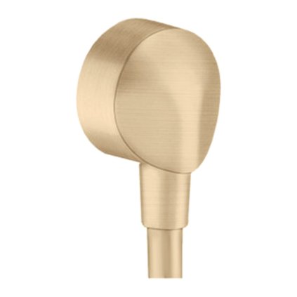 Hansgrohe FixFit E, nástěnné kolínko bez zpětného ventilu, kartáčovaný bronz,HAN-27454140
