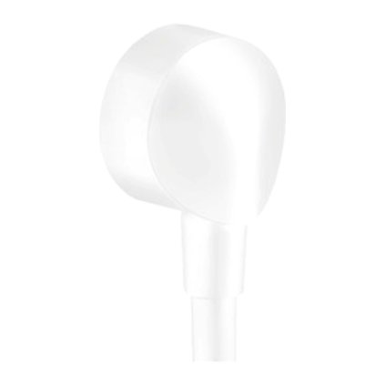 Hansgrohe FixFit E, nástěnné kolínko bez zpětného ventilu, matná bílá, HAN-27454700