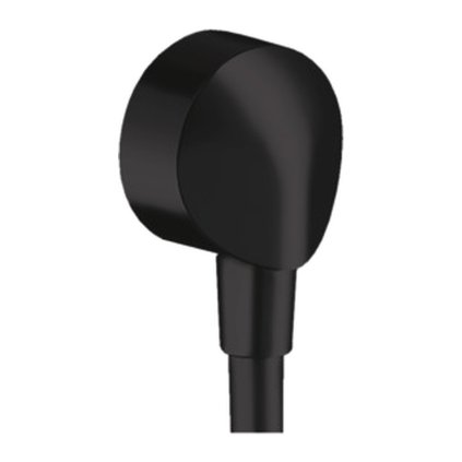 Hansgrohe FixFit E, nástěnné kolínko bez zpětného ventilu, matná černá, HAN-27454670