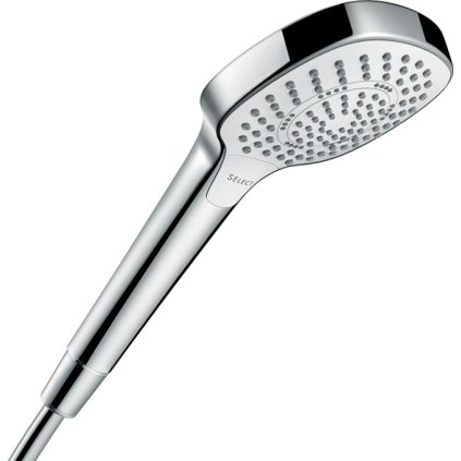 Hansgrohe Croma Select E, ruční sprcha Multi, bílá/chromová, HAN-26810400